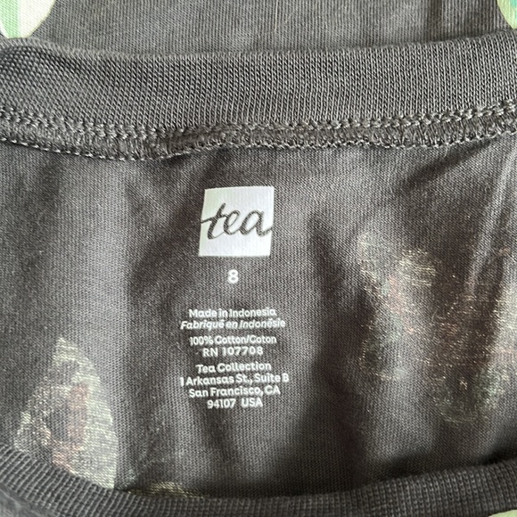 Tea Collection Kids Butterfly Girls Wrap Neck Dress, size 8 - Picture 7 of 7